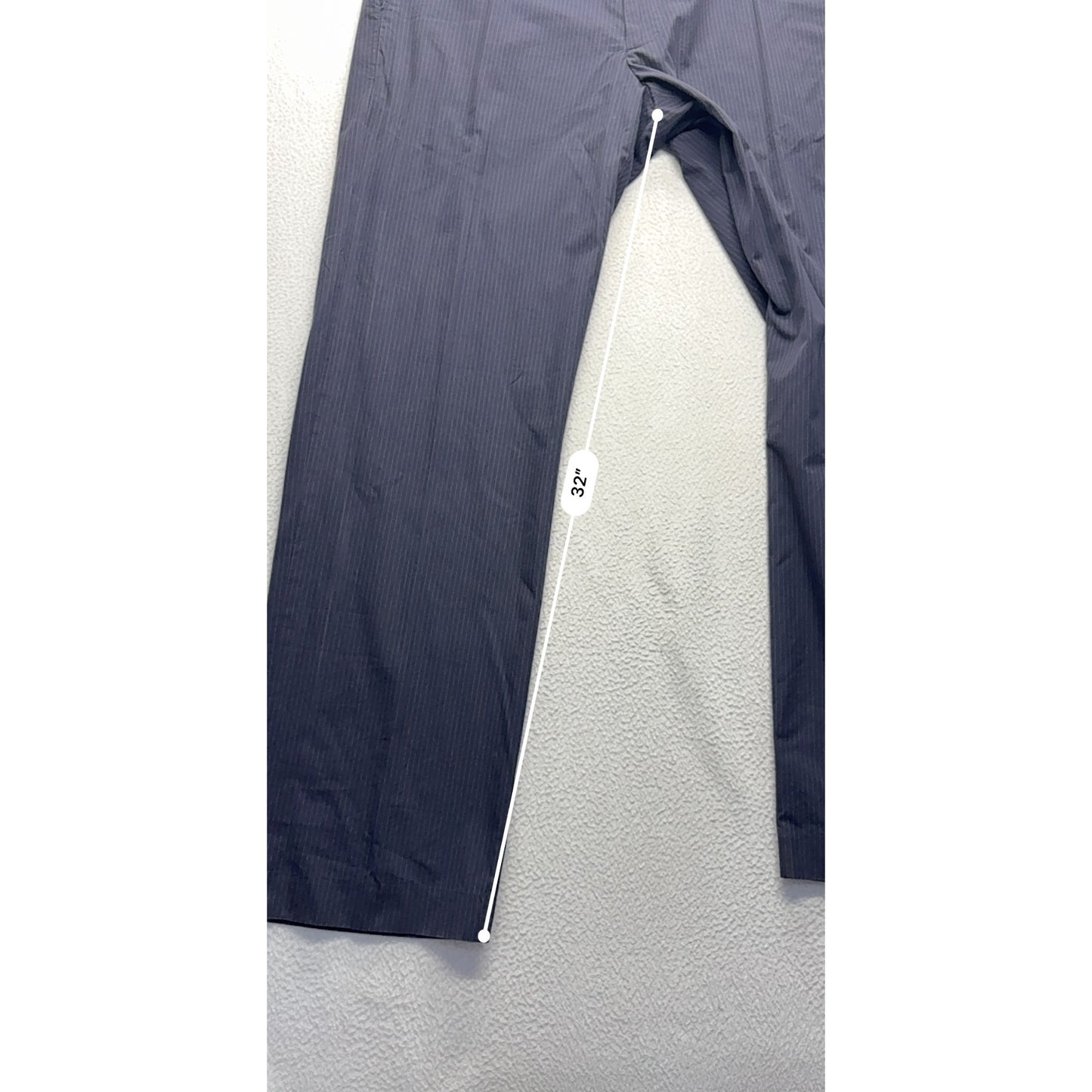 Banana Republic Mens 35x34 Navy Pinstripe  Dress Pants #7559