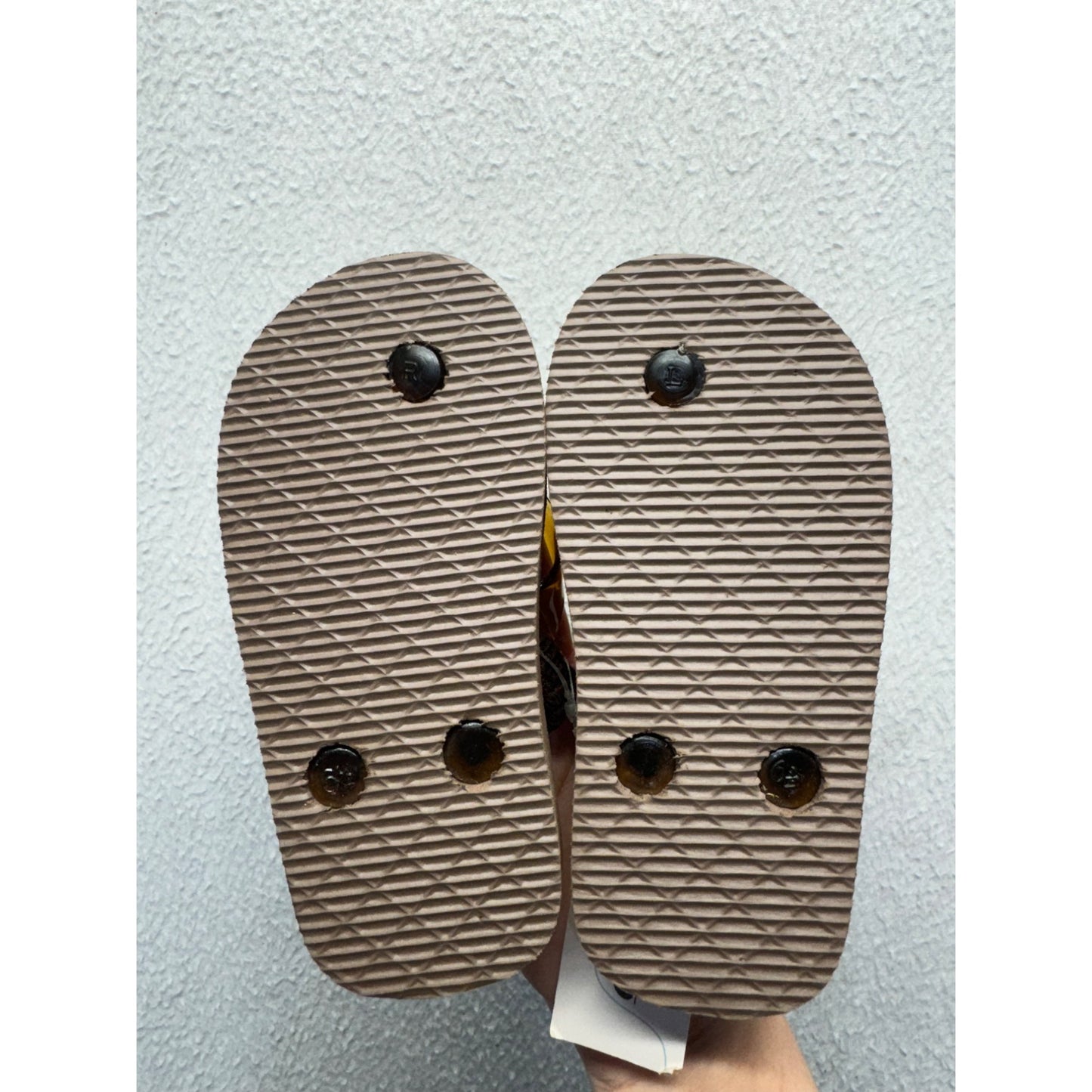 Tribal Pattern Translucent Strap Wedge Beach Sandals With Textured Sole #9648