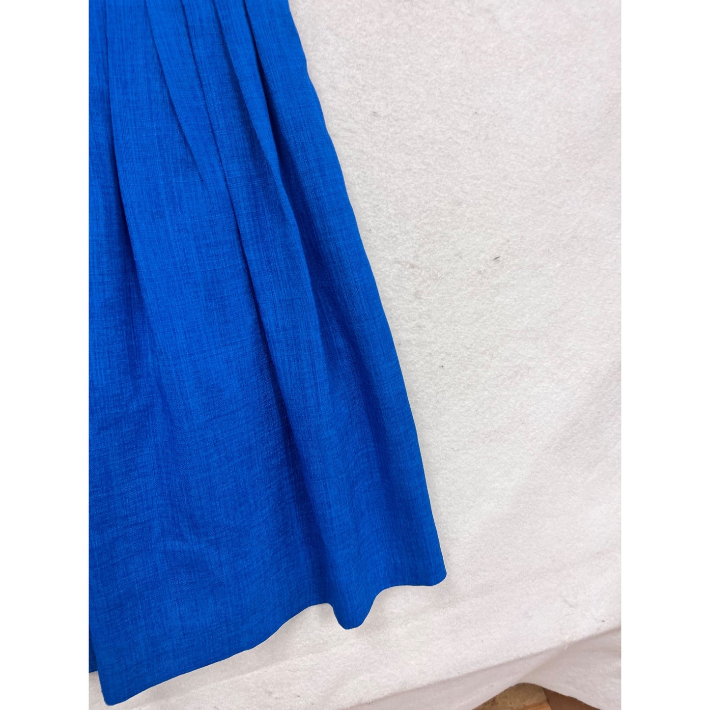 Ellen Tracy Blue Fit & Flare Dress Size 6 Sleeveless Womens Dress #406A
