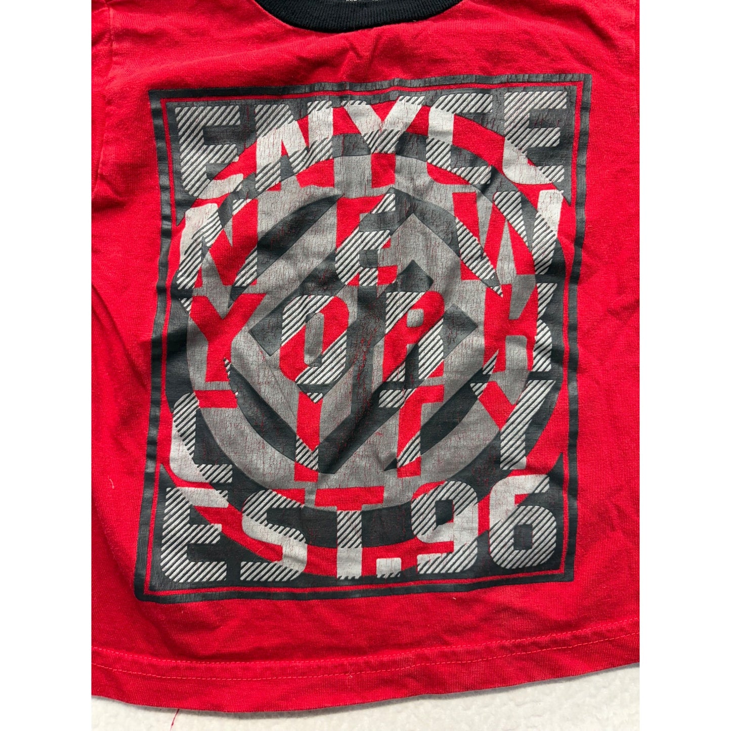 Enyce Toddler Boys Red Long Sleeve Graphic T-Shirt #7642