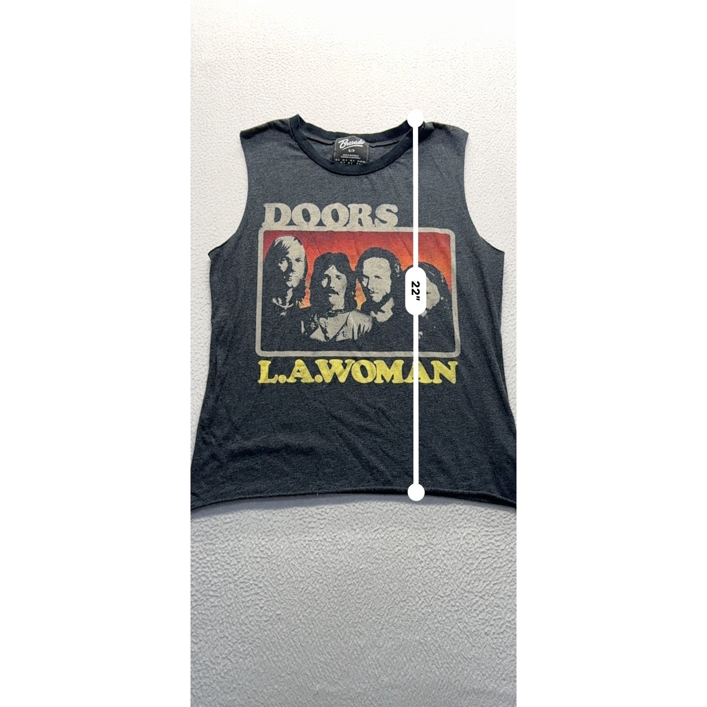 The Doors L.A. Woman Sleeveless T-Shirt By Bravado S #7922