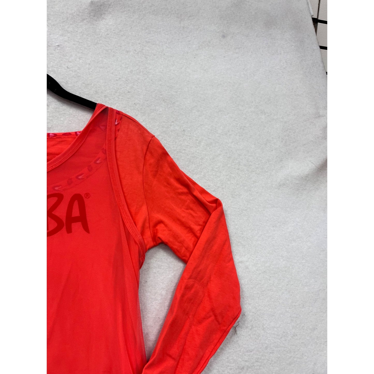 Zumba Womens Long-Sleeve Red Top #61A
