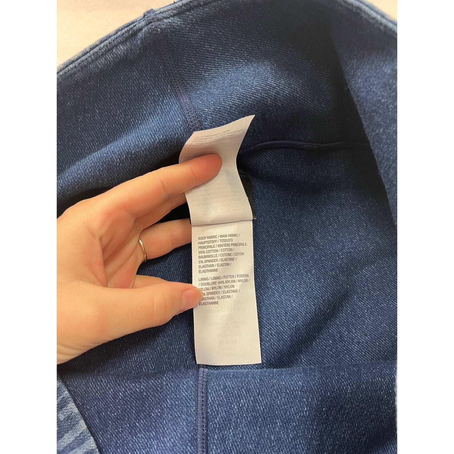 Women With Control Blue Leggings Size Tall Medium #979A