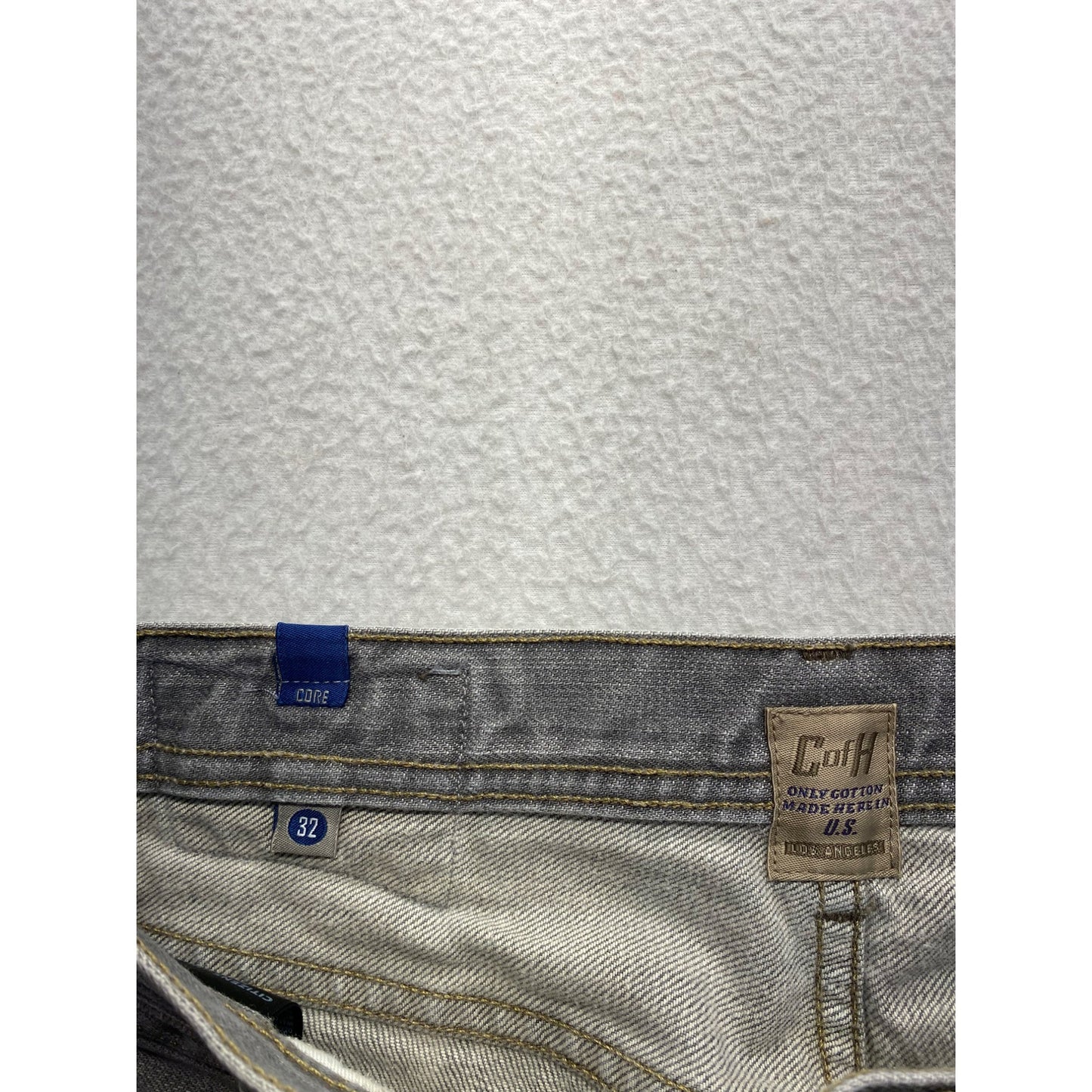 Citizens Of Humanity Gray Denim Straight Leg Jeans Size 32 #7200