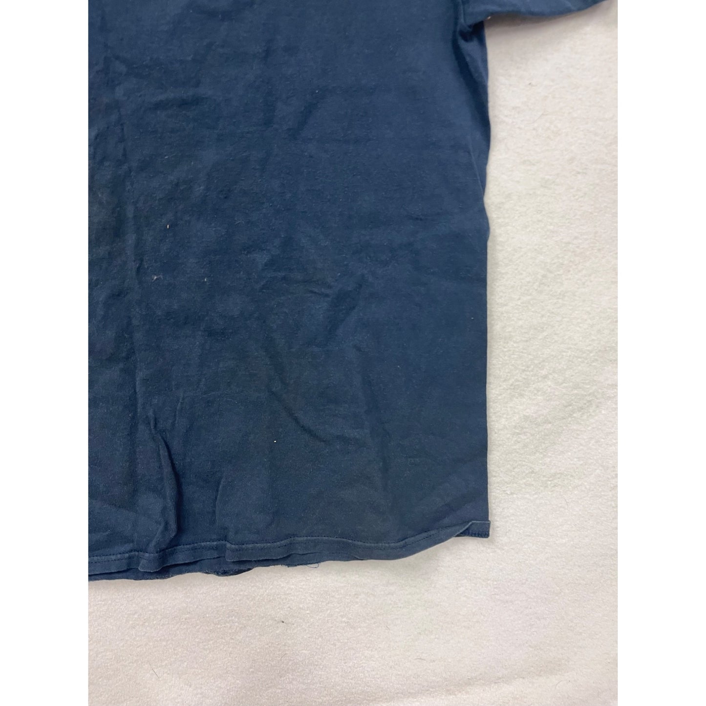 Vintage 90s MDV Logo T-Shirt Blue XL #8161