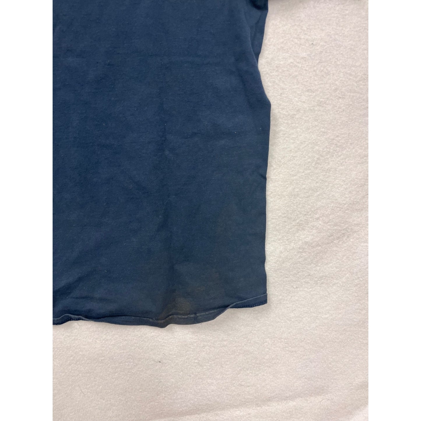 Vintage 90s MDV Logo T-Shirt Blue XL #8161