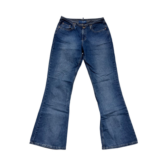 Vintage Vanity Flared Blue Denim Jeans Size 8-10 #122C