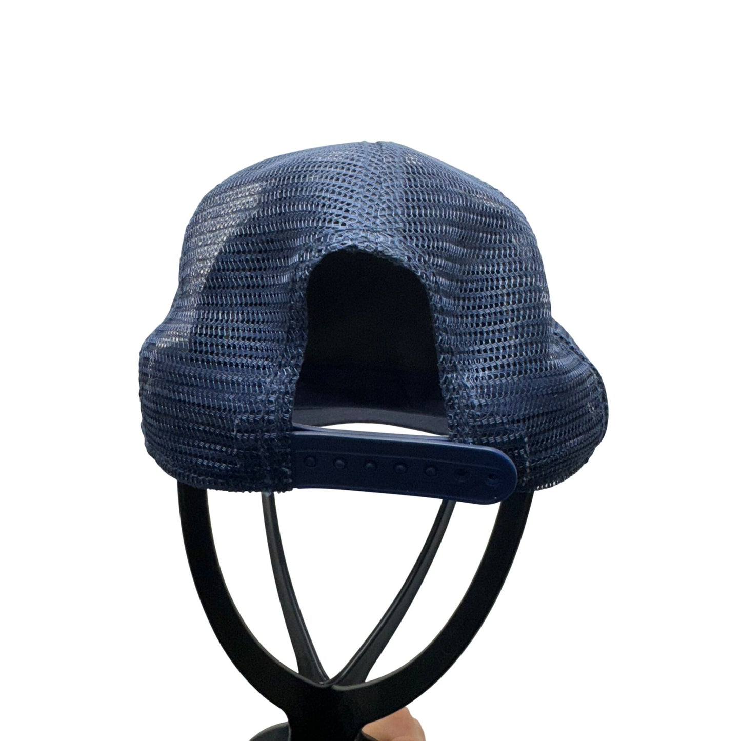 Green Goods Navy Mesh Trucker Hat By Sportiqe Adjustable Snapback #9237
