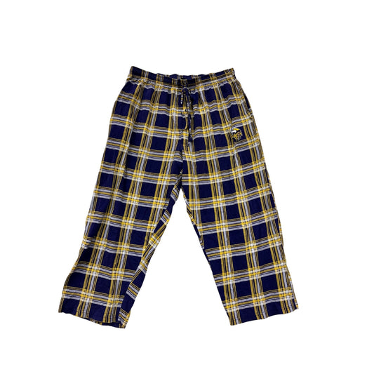 Minnesota Vikings Womens XL Plaid Pajama Pants With Elastic Waist #6600
