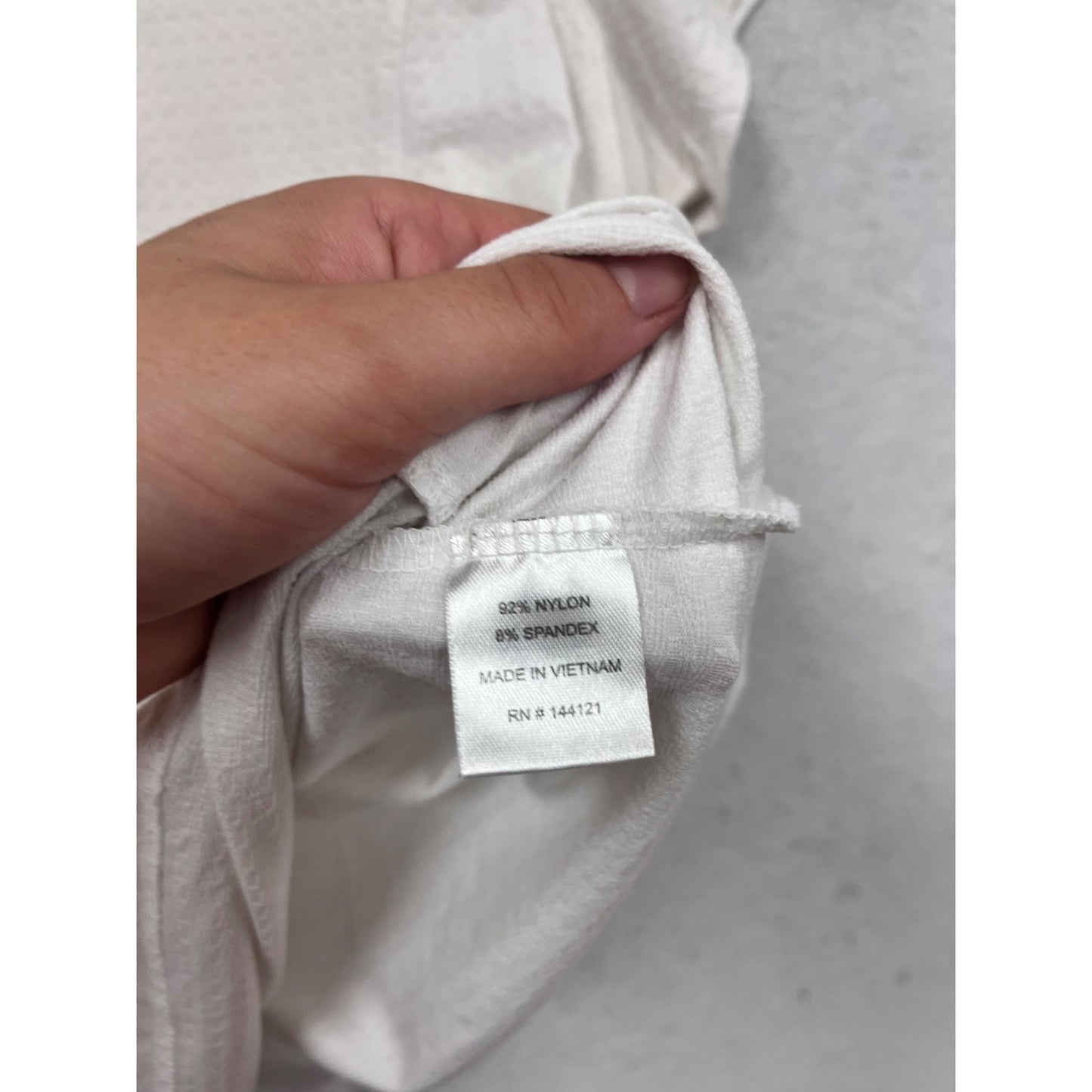 Bette & Court White Short Sleeve Golf Polo Shirt L #641A