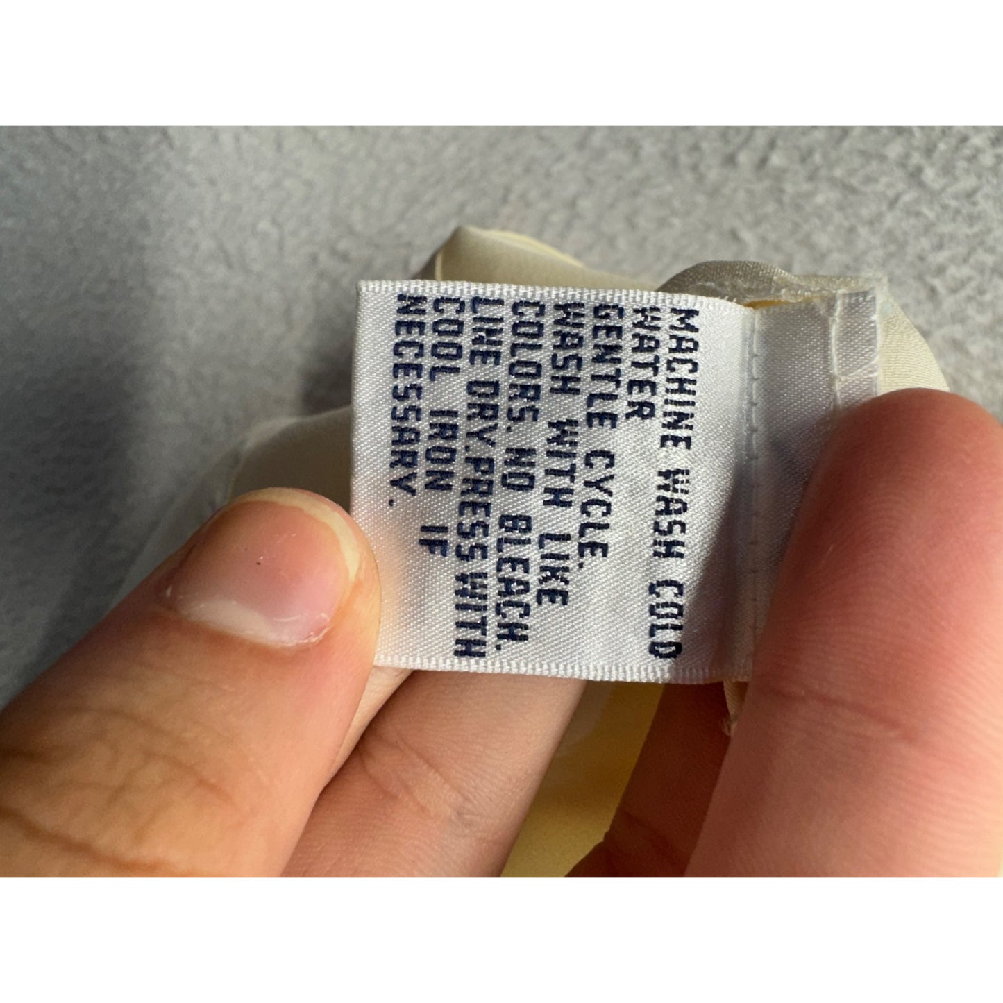 Rena Rowan For Saville Button-Up Cream Short Sleeve Blouse Size 12 #9777