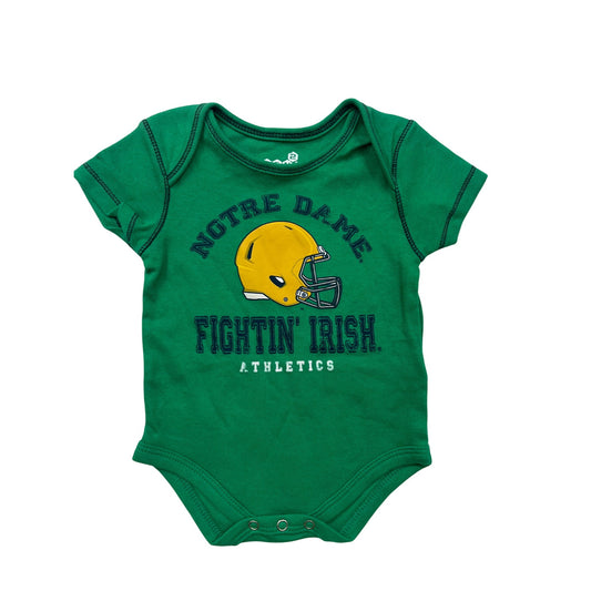 Notre Dame Fighting Irish Athletics Baby Romper 0/3M #6460
