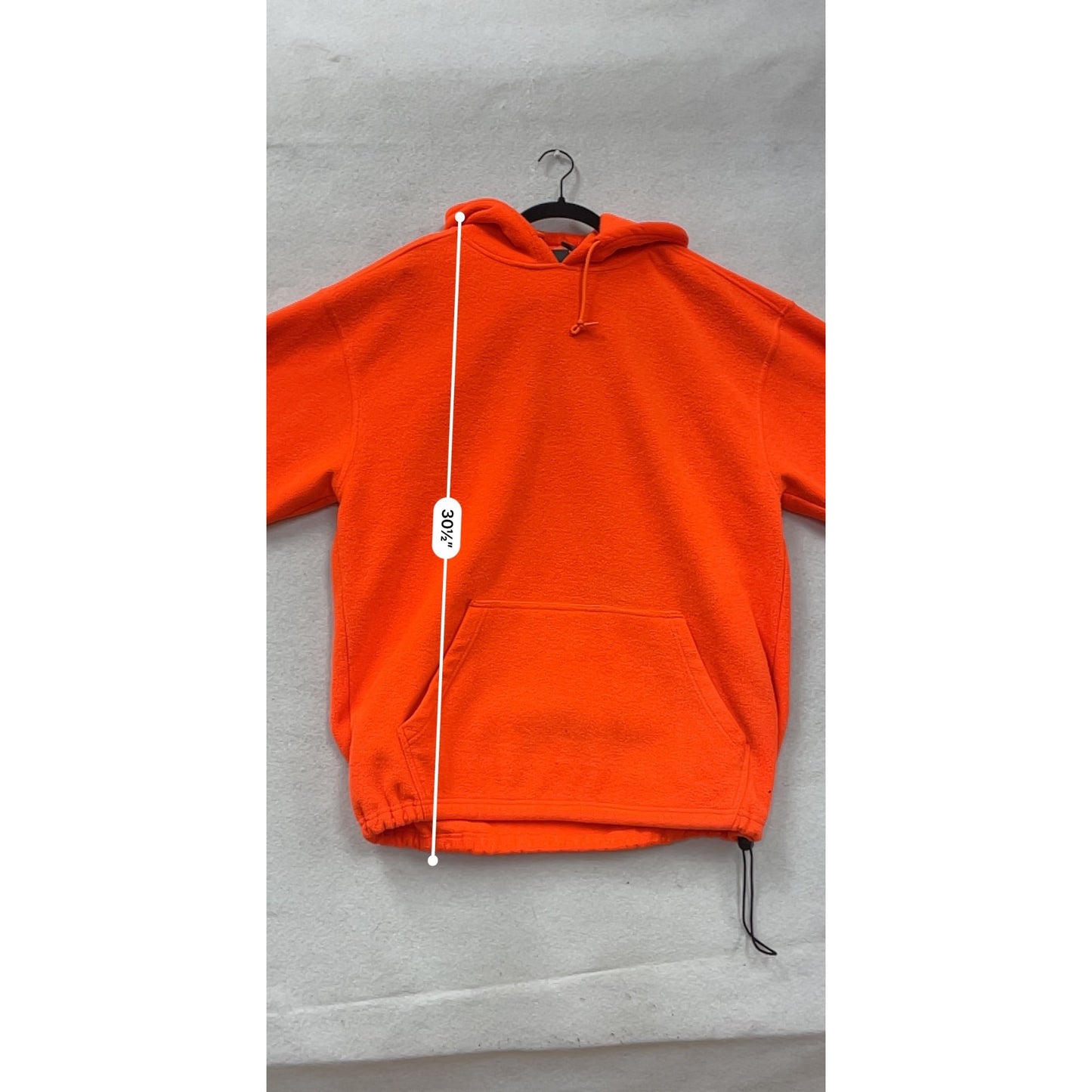 Pro Edge XL Orange Fleece Hoodie #8953