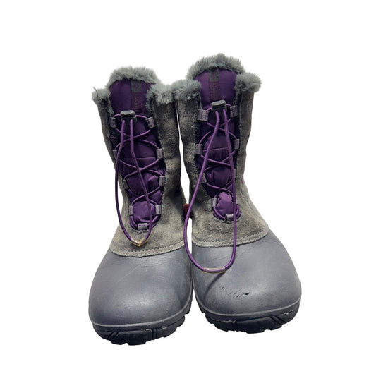 Columbia Waterproof Insulated Winter Boots With Faux Fur & Quilted Size 7 #139B