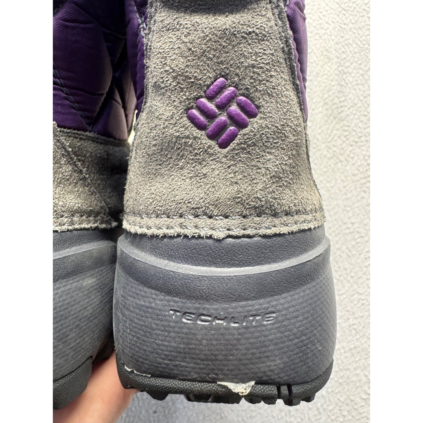 Columbia Waterproof Insulated Winter Boots With Faux Fur & Quilted Size 7 #139B