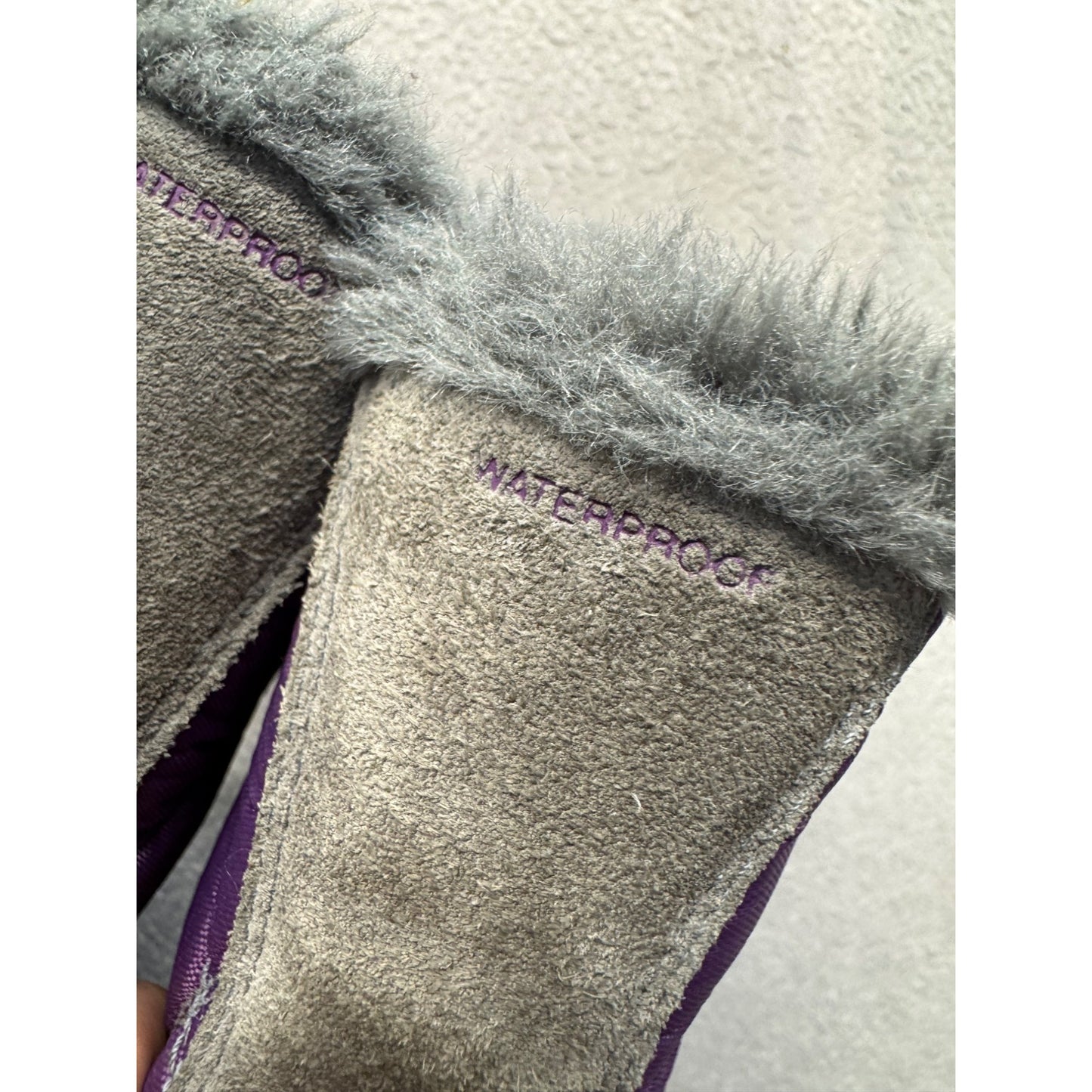 Columbia Waterproof Insulated Winter Boots With Faux Fur & Quilted Size 7 #139B