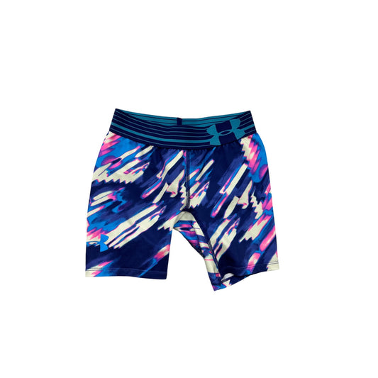 Under Armour Girls Printed Compression Shorts Small #7A