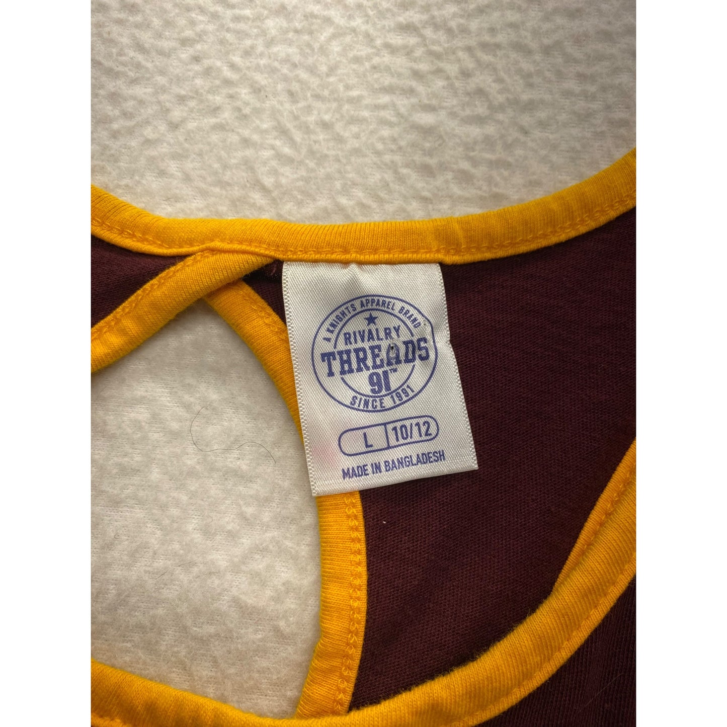 Minnesota Gophers Youth Tank Top Maroon & Gold Racerback #7182