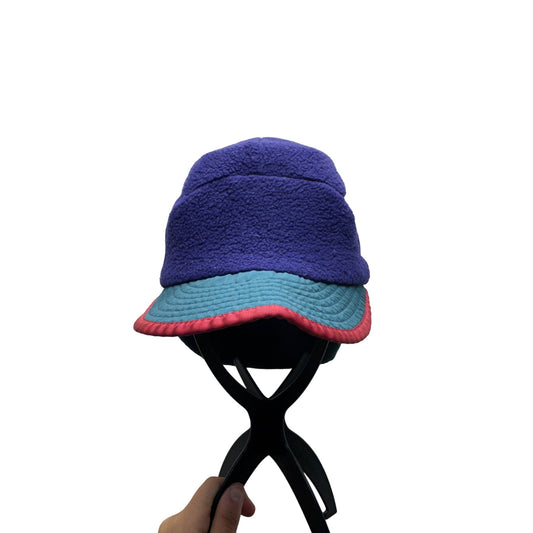 Vintage Patagonia Fleece Adjustable Brim Hat USA Made #9901