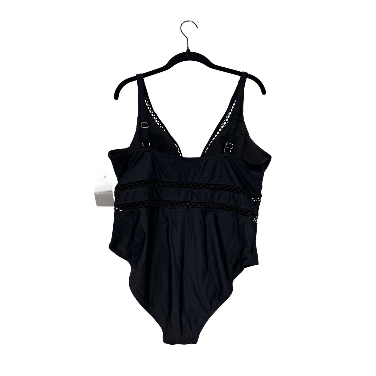 Black One-Piece Swimsuit 2XL By Meet.Curve #8776