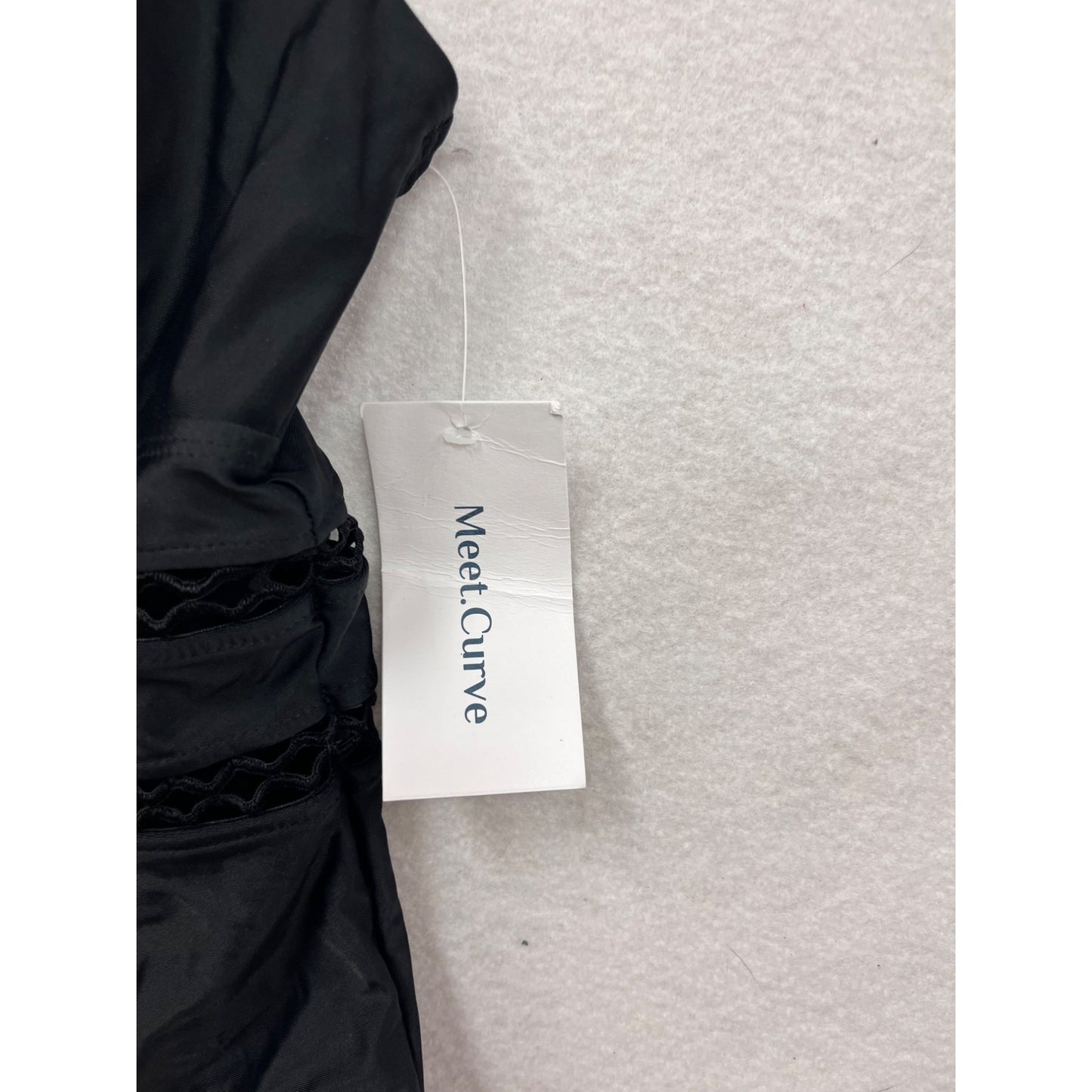 Black One-Piece Swimsuit 2XL By Meet.Curve #8776