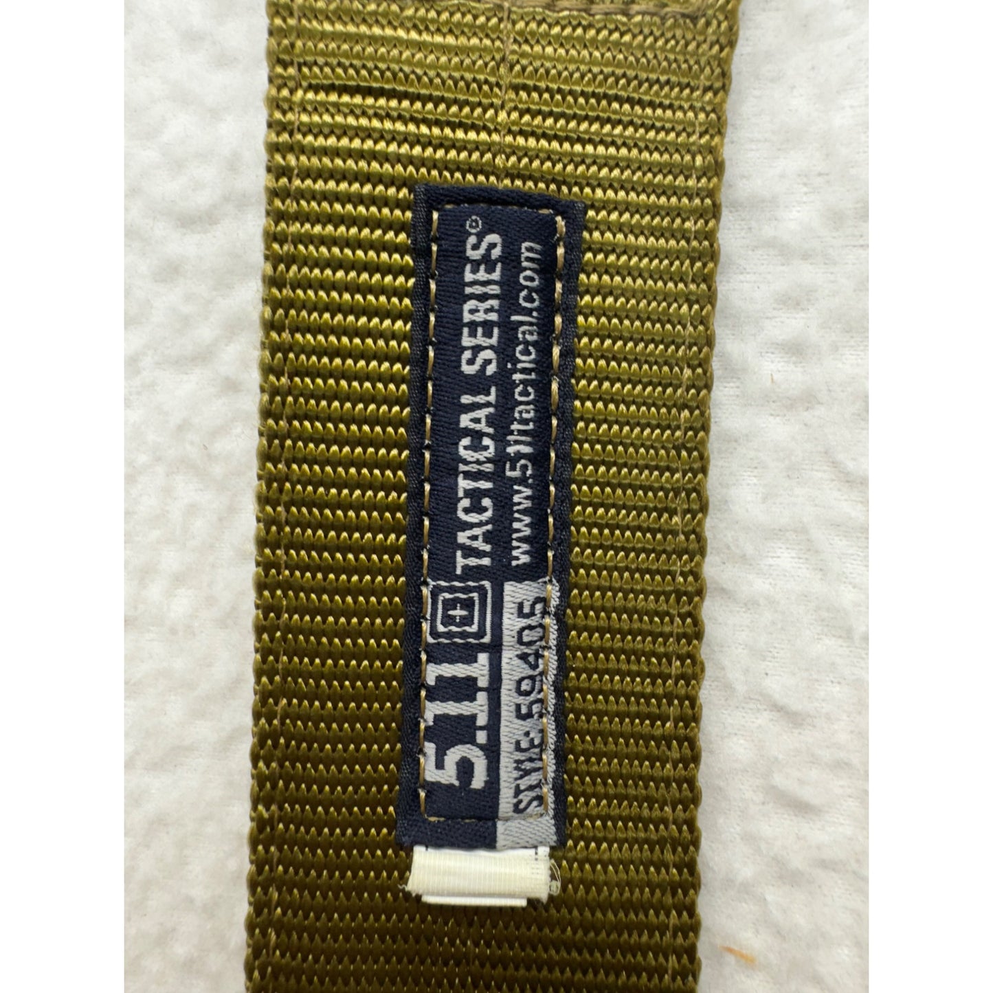 5.11 Tactical Series X-Large Olive Green Nylon Belt #126B