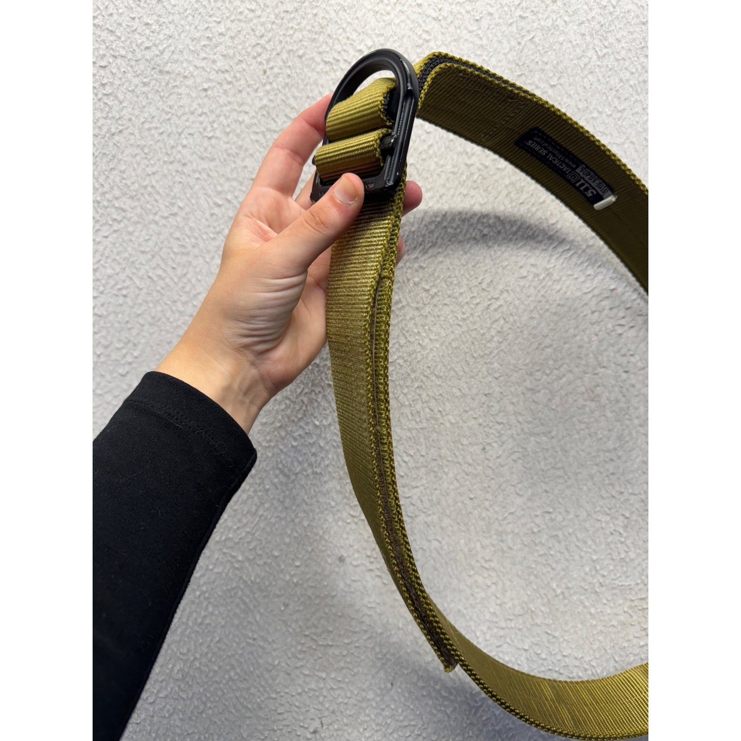 5.11 Tactical Series X-Large Olive Green Nylon Belt #126B