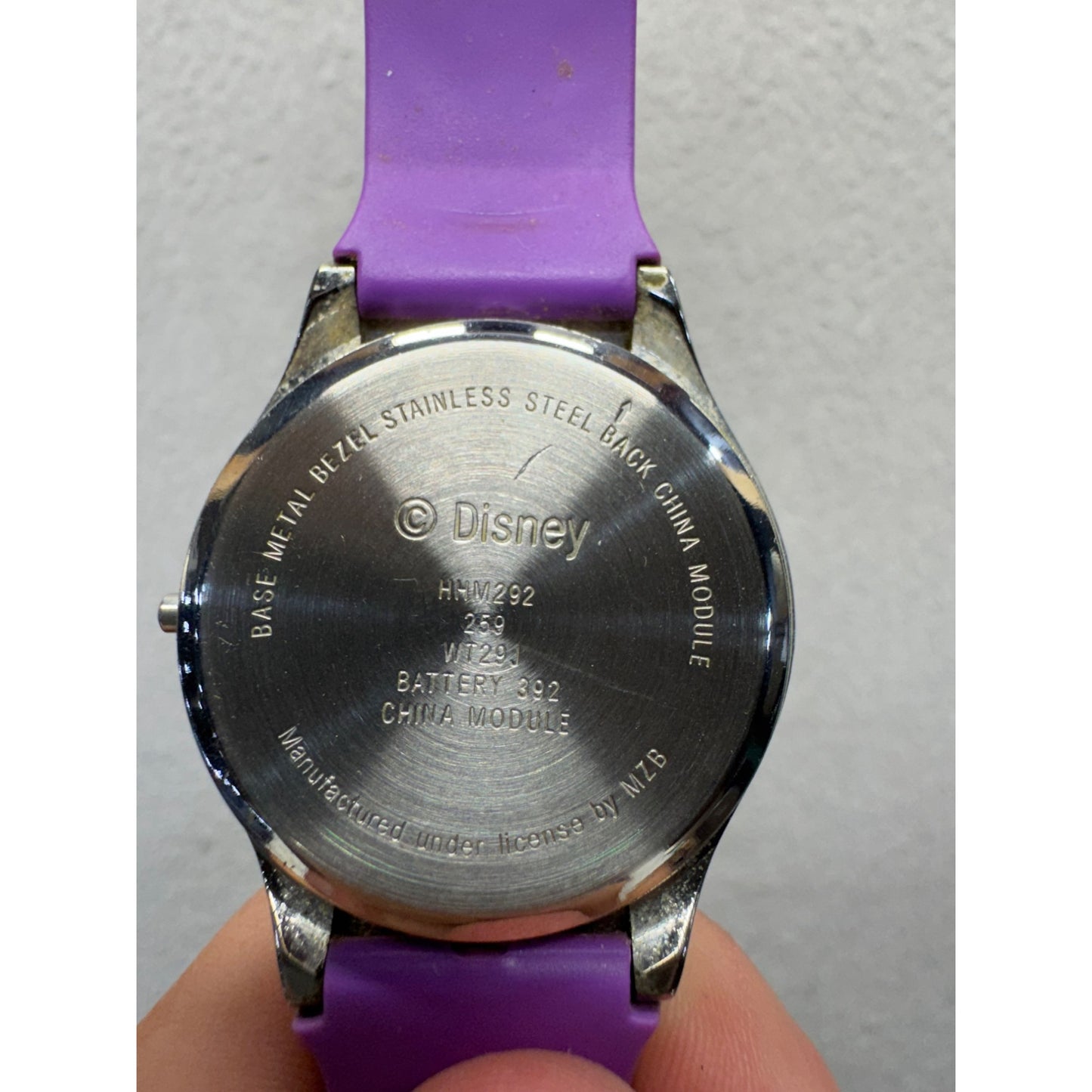 Disney Hannah Montana Digital Watch Purple Band Girls Accessory Collectible #9945