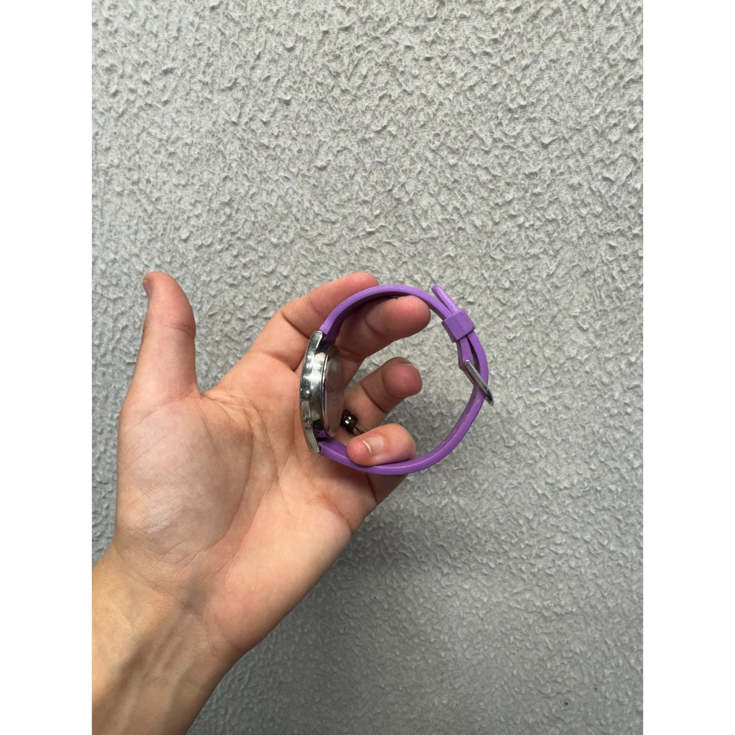 Disney Hannah Montana Digital Watch Purple Band Girls Accessory Collectible #9945