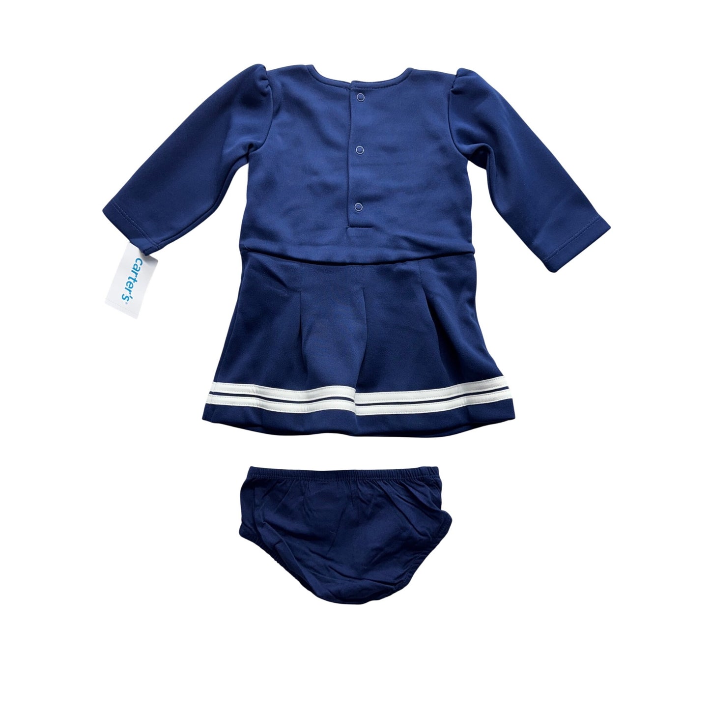 Daddys MVP Baby Cheerleader Outfit 6-9M Carters 2-Piece Set 24B