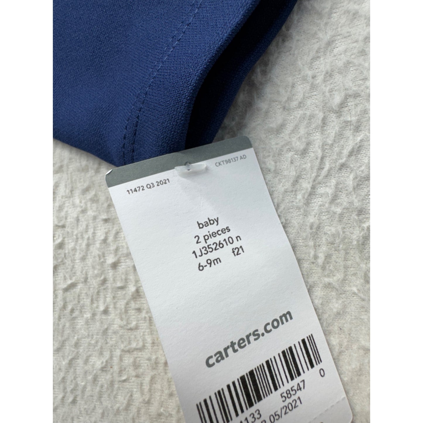 Daddys MVP Baby Cheerleader Outfit 6-9M Carters 2-Piece Set 24B