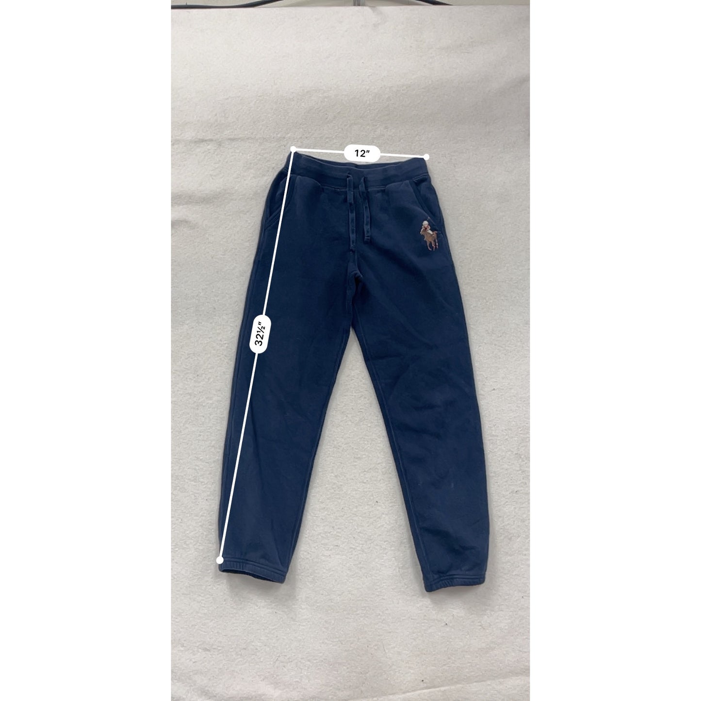 Polo Ralph Lauren Youth Navy Sweatpants M 10-12 #8881