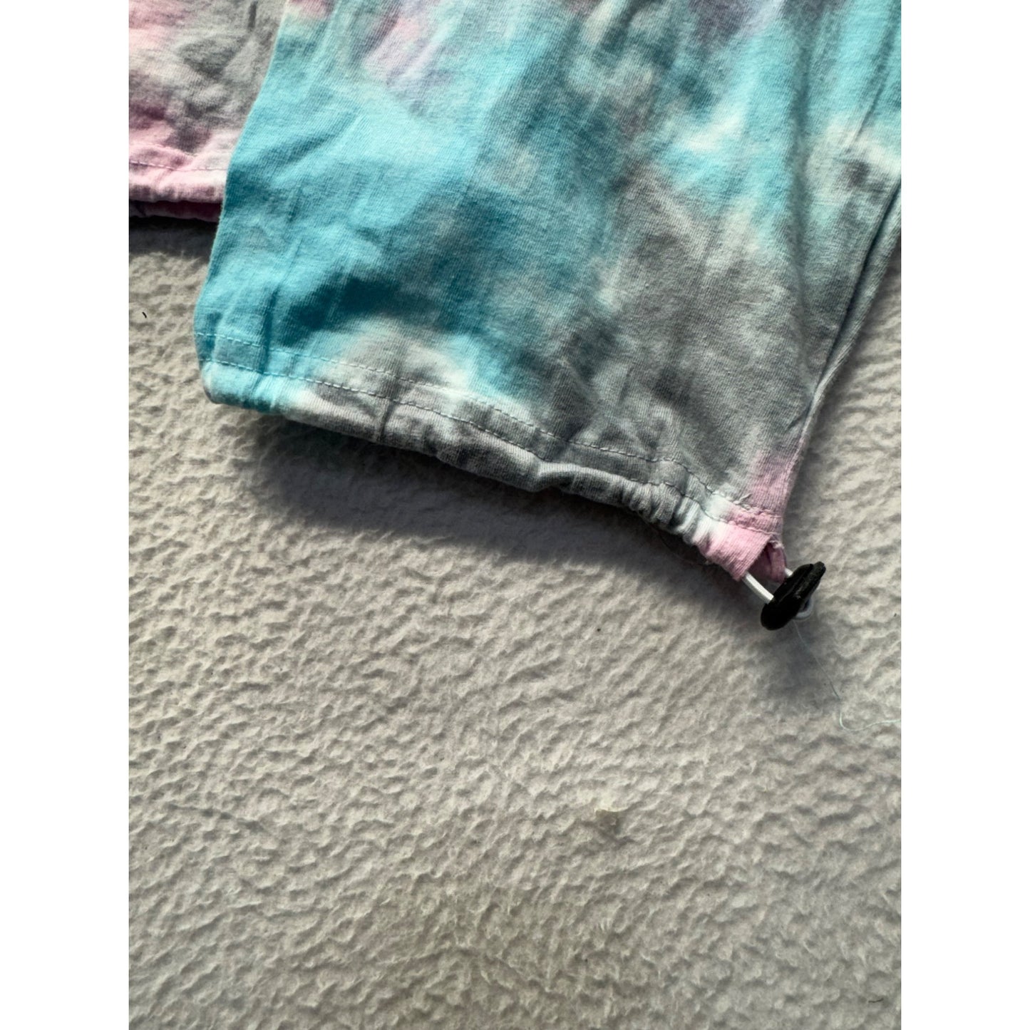 Tie-Dye Cropped Long Sleeve Shirt S Southern Spirit #9074