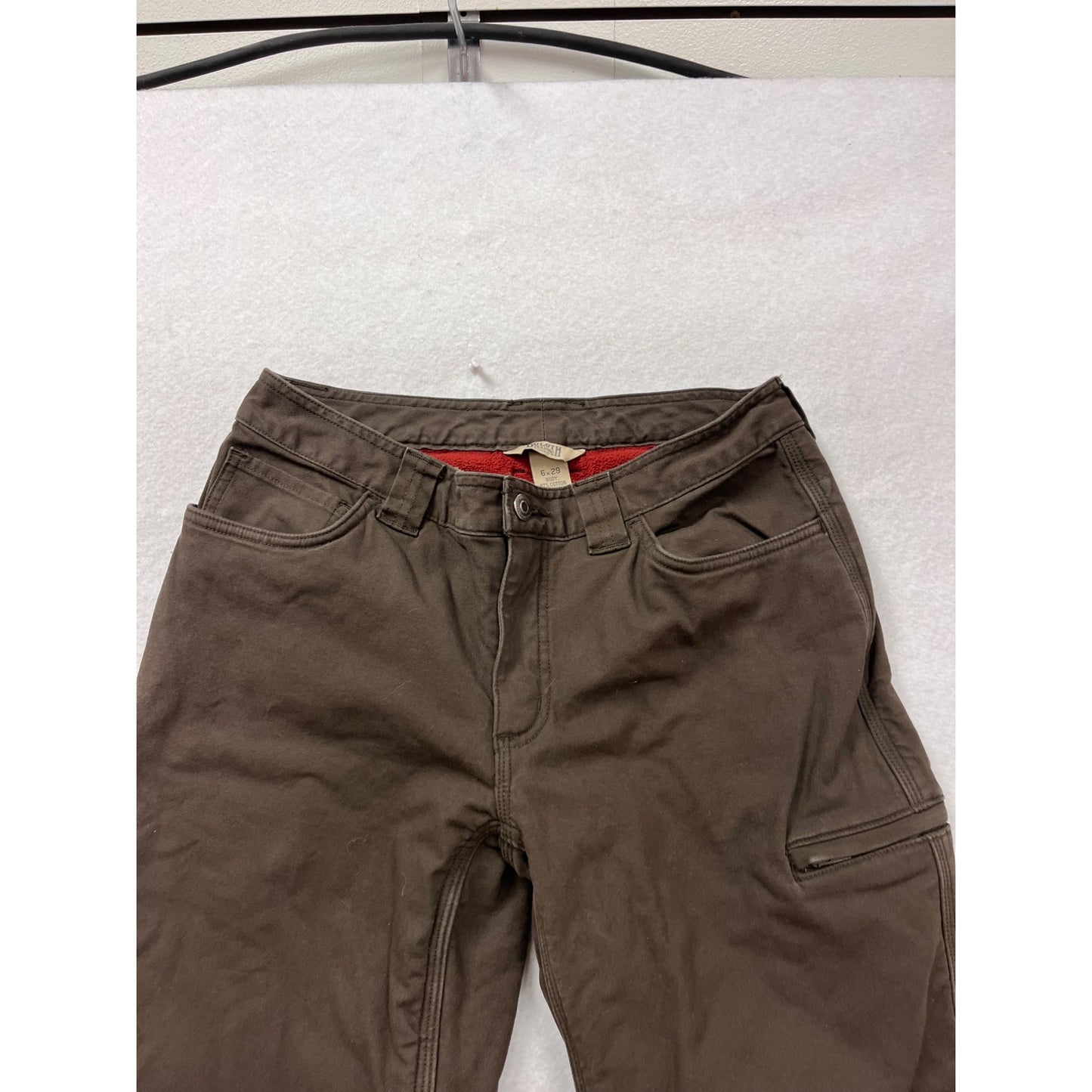 Duluth Trading Co. Brown Fleece Lined Pants 6x29 #143A