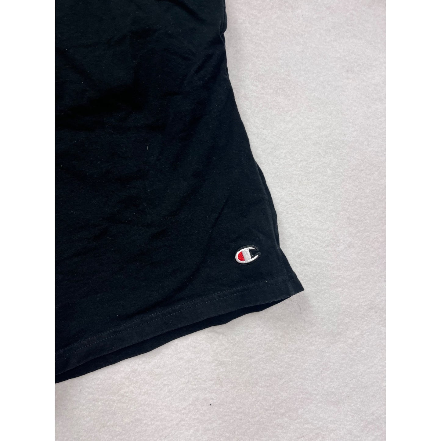 Champion Black Cotton Athletic Shorts L #8644