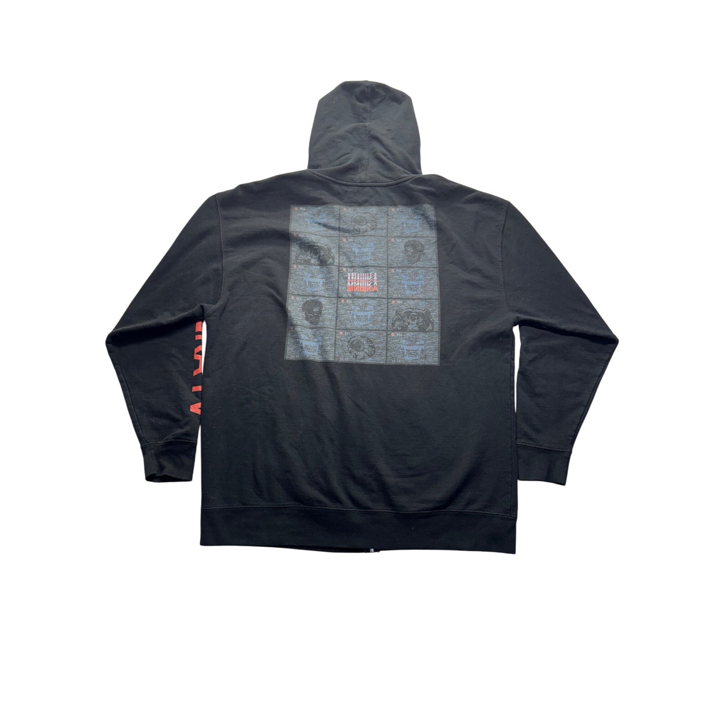 Mishka Limited!  Black Zip-Up Hoodie 3X-Large #9188