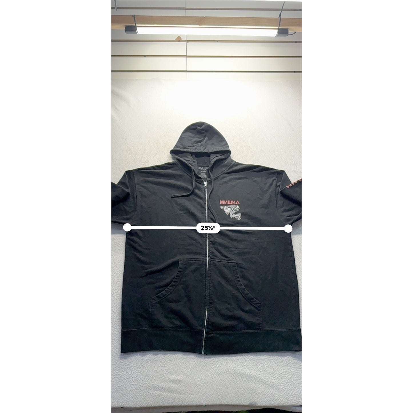 Mishka Limited!  Black Zip-Up Hoodie 3X-Large #9188
