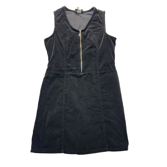 Vintage Faded Glory Womens Black velvet Dress #7654