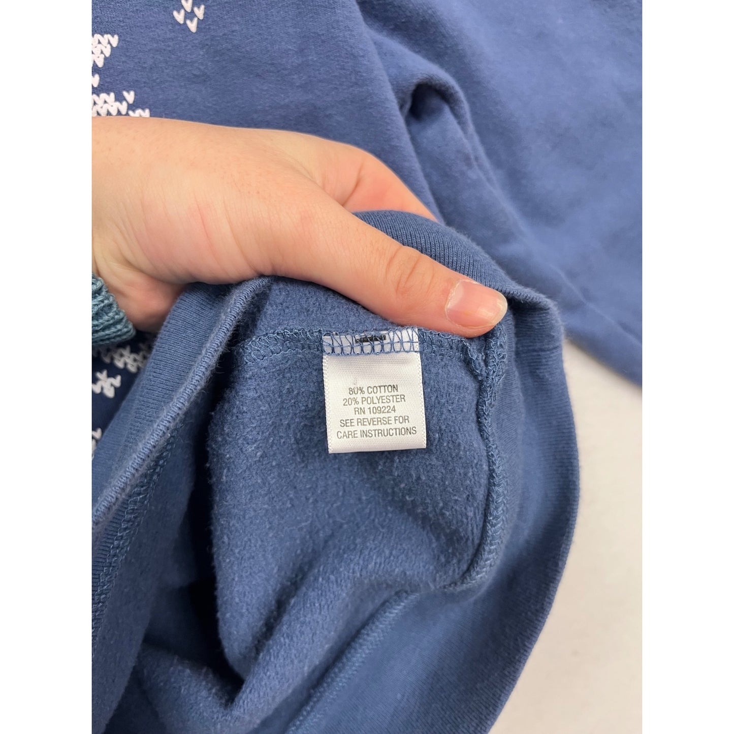 Breckenridge Large Blue Christmas Sweater #994A