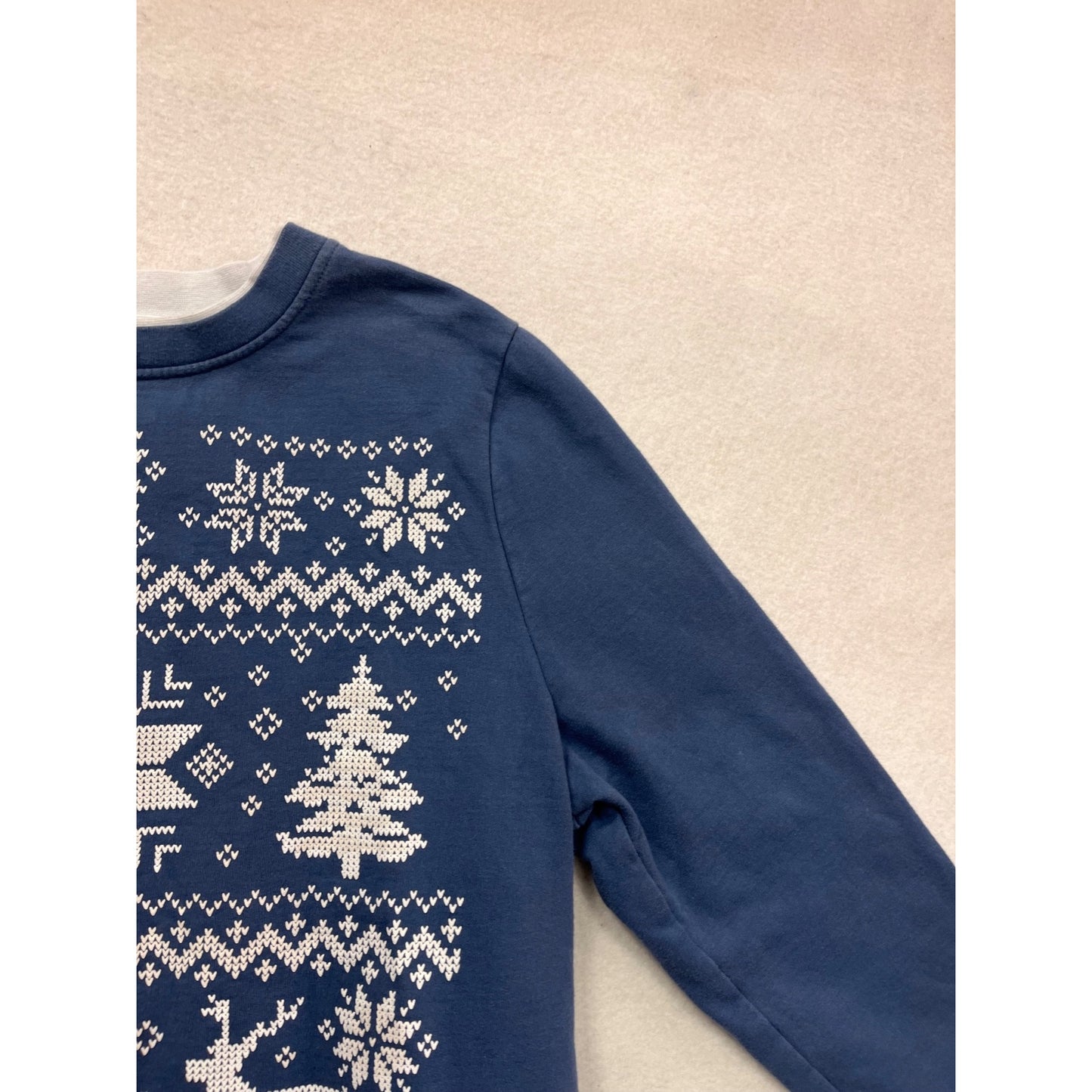Breckenridge Large Blue Christmas Sweater #994A