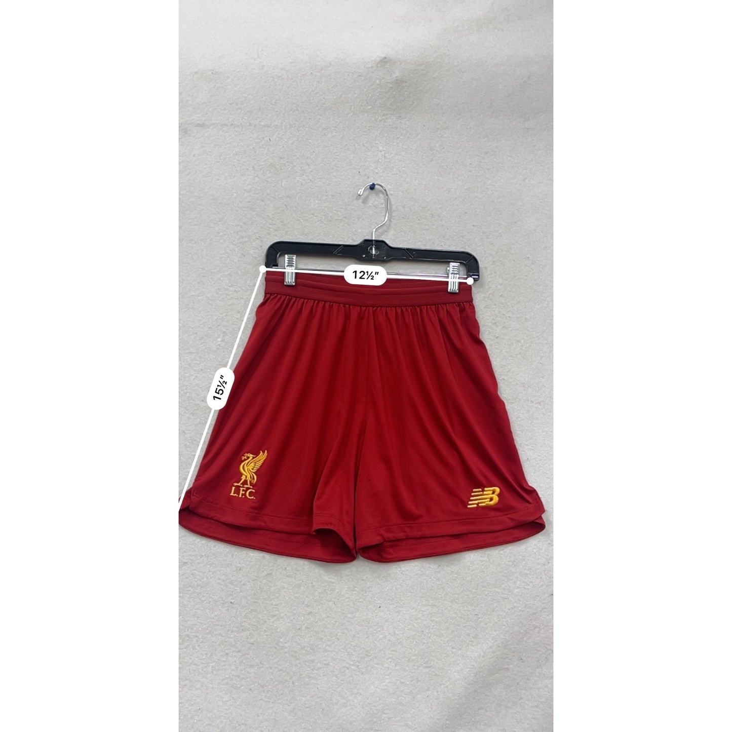 Liverpool FC New Balance Mens Red Training Shorts Size M #803A
