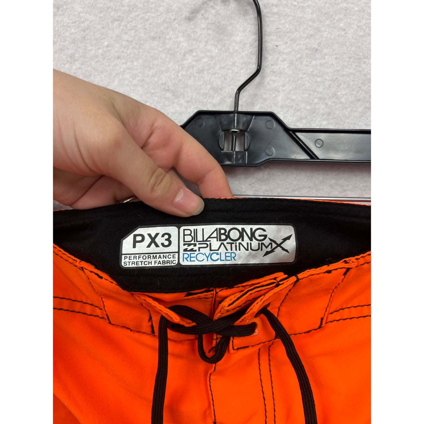 Billabong PX3 Platinum Recycler 32 Orange Swim Boardshorts #8944