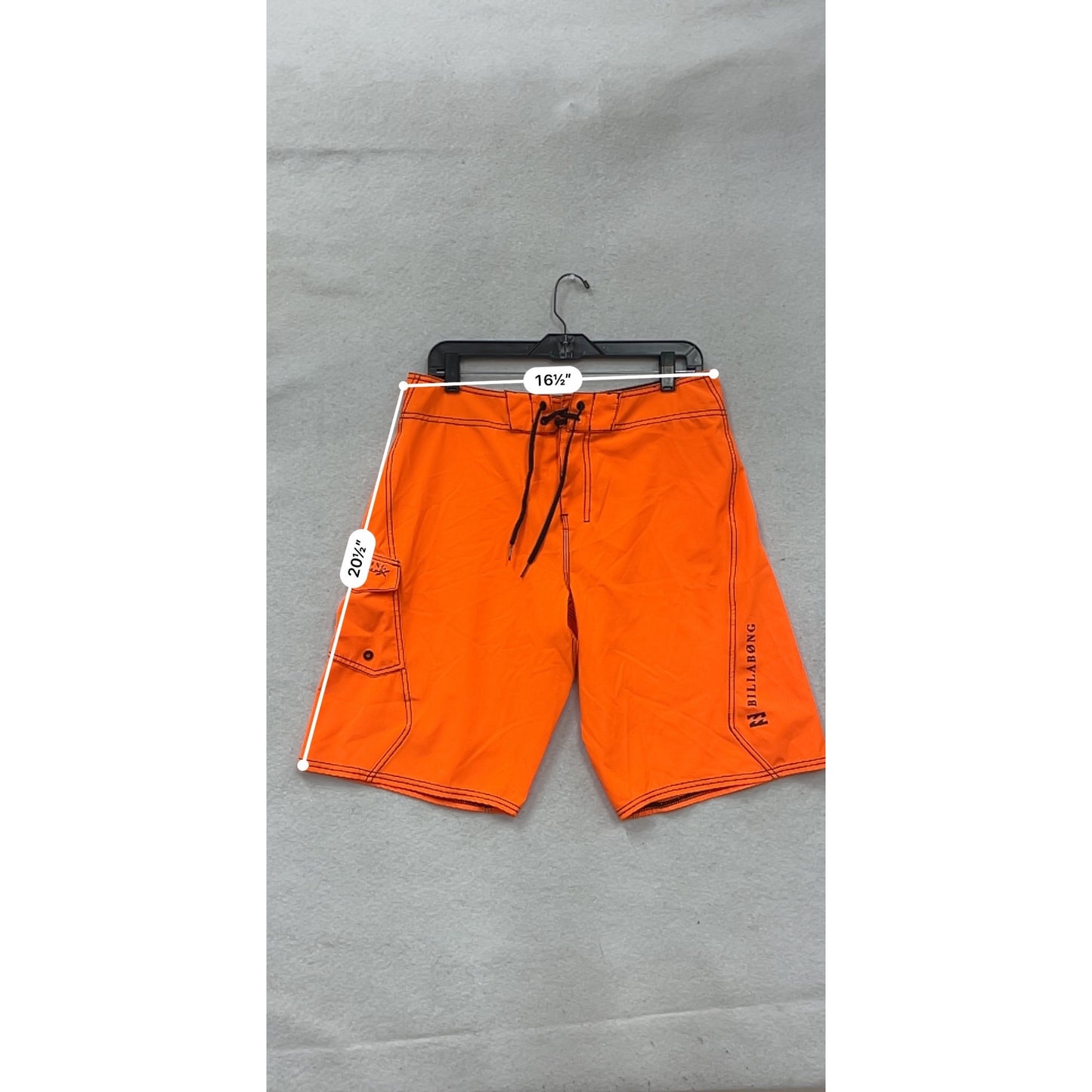 Billabong PX3 Platinum Recycler 32 Orange Swim Boardshorts #8944