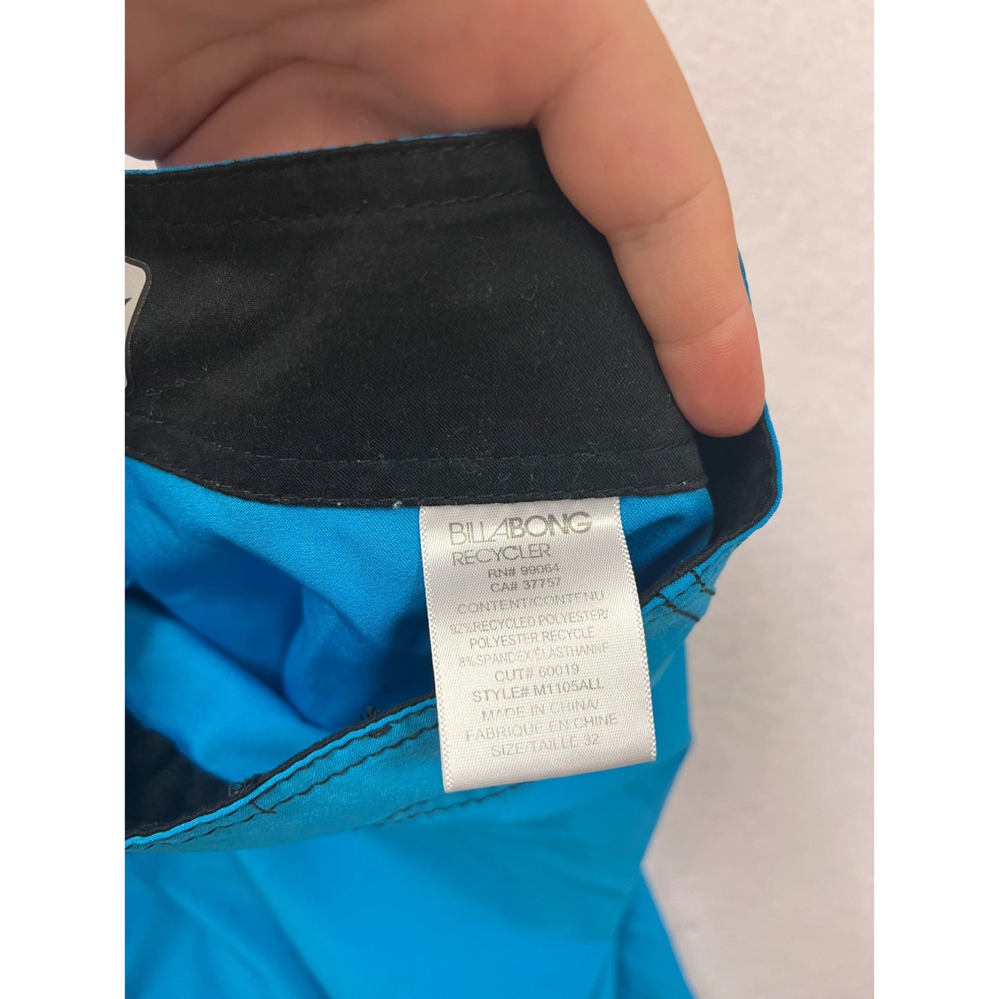 Billabong Mens PX3 Platinum Recycler Blue Boardshorts Size 32 #8887