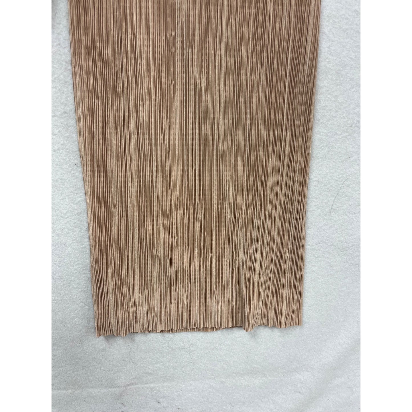 Anne Klein XL Beige Pleated Wide-Leg Pants #160C