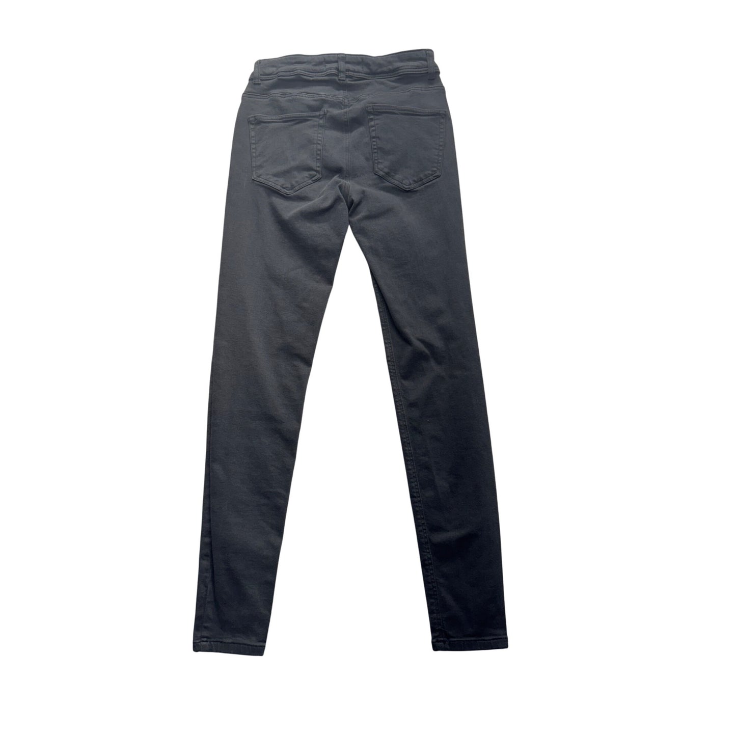 Zara Basic Black Skinny Jeans Z1975 Denim Size 26 Made In Morocco #9257