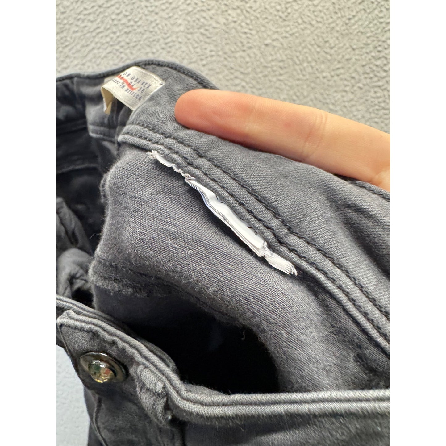Zara Basic Black Skinny Jeans Z1975 Denim Size 26 Made In Morocco #9257