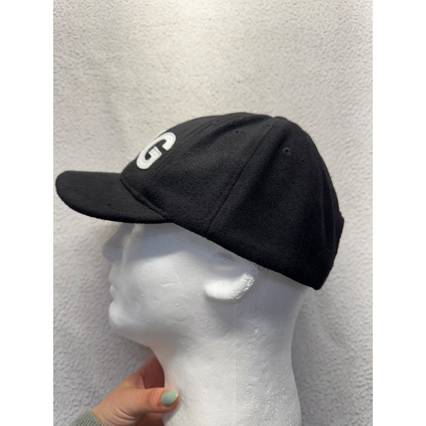 STPG Black Baseball Cap Metropolitans 100th Anniversary 100% Polyester #7864