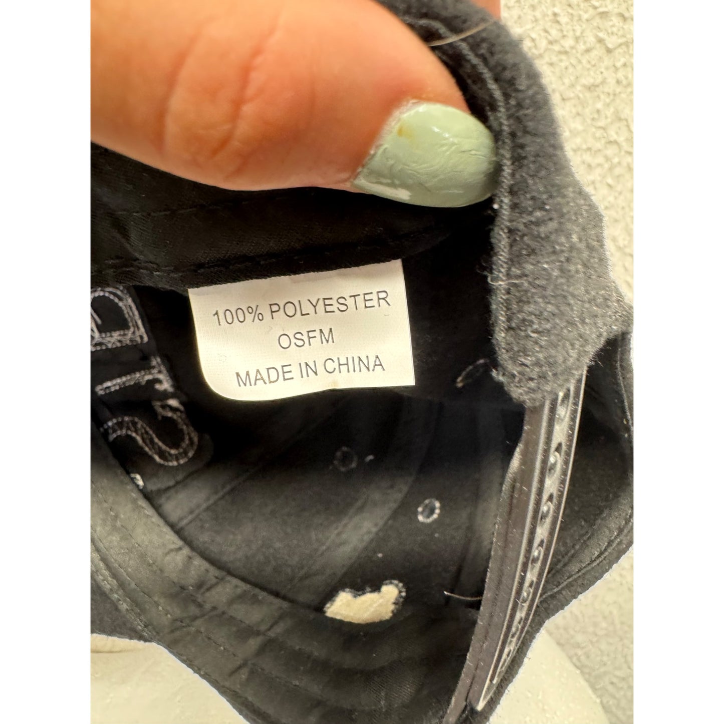 STPG Black Baseball Cap Metropolitans 100th Anniversary 100% Polyester #7864