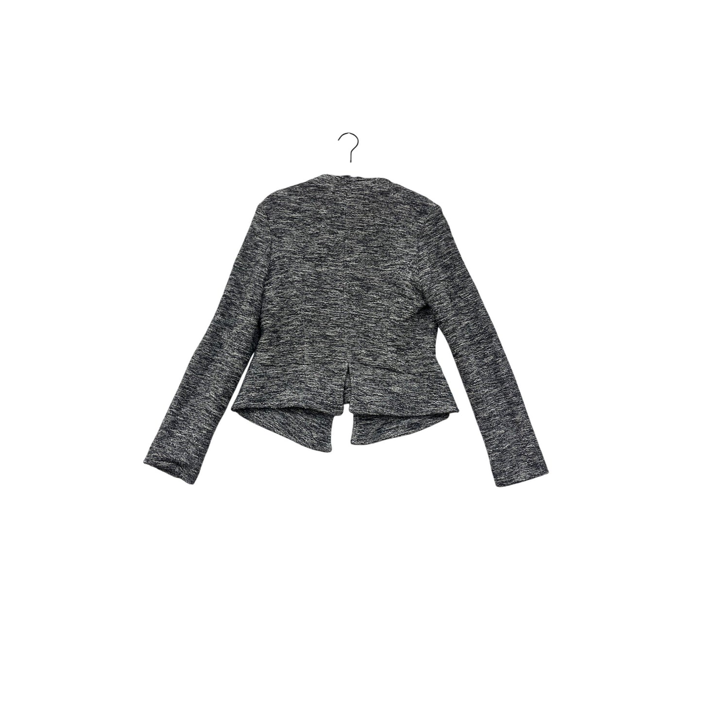 Medium Drew Textured Open-Front Blazer Jacket #8675